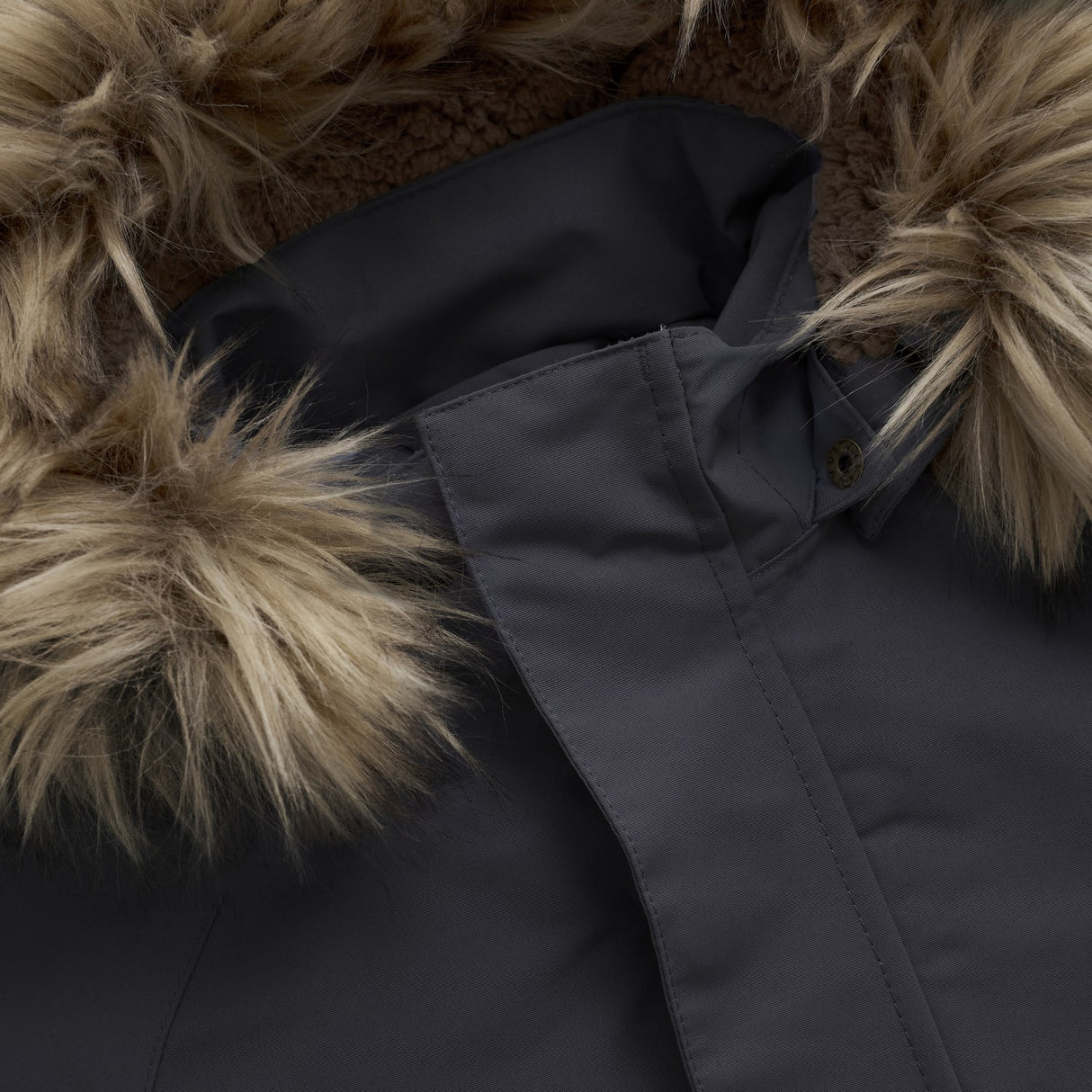 En Fant Ebony Snowsuit W. Fake Fur