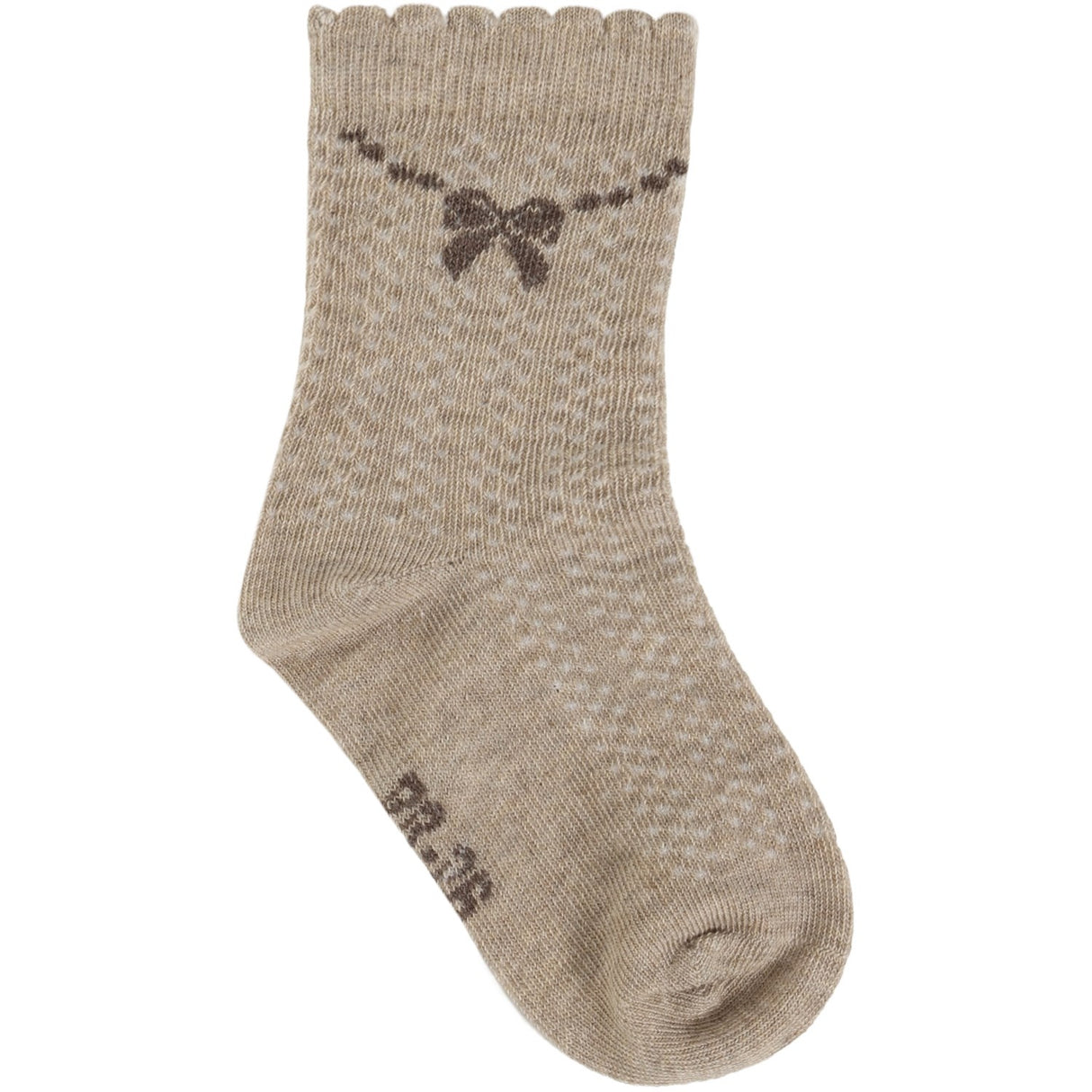 Minymo Shell Socks W. Lettuce Hem (2-Pack)