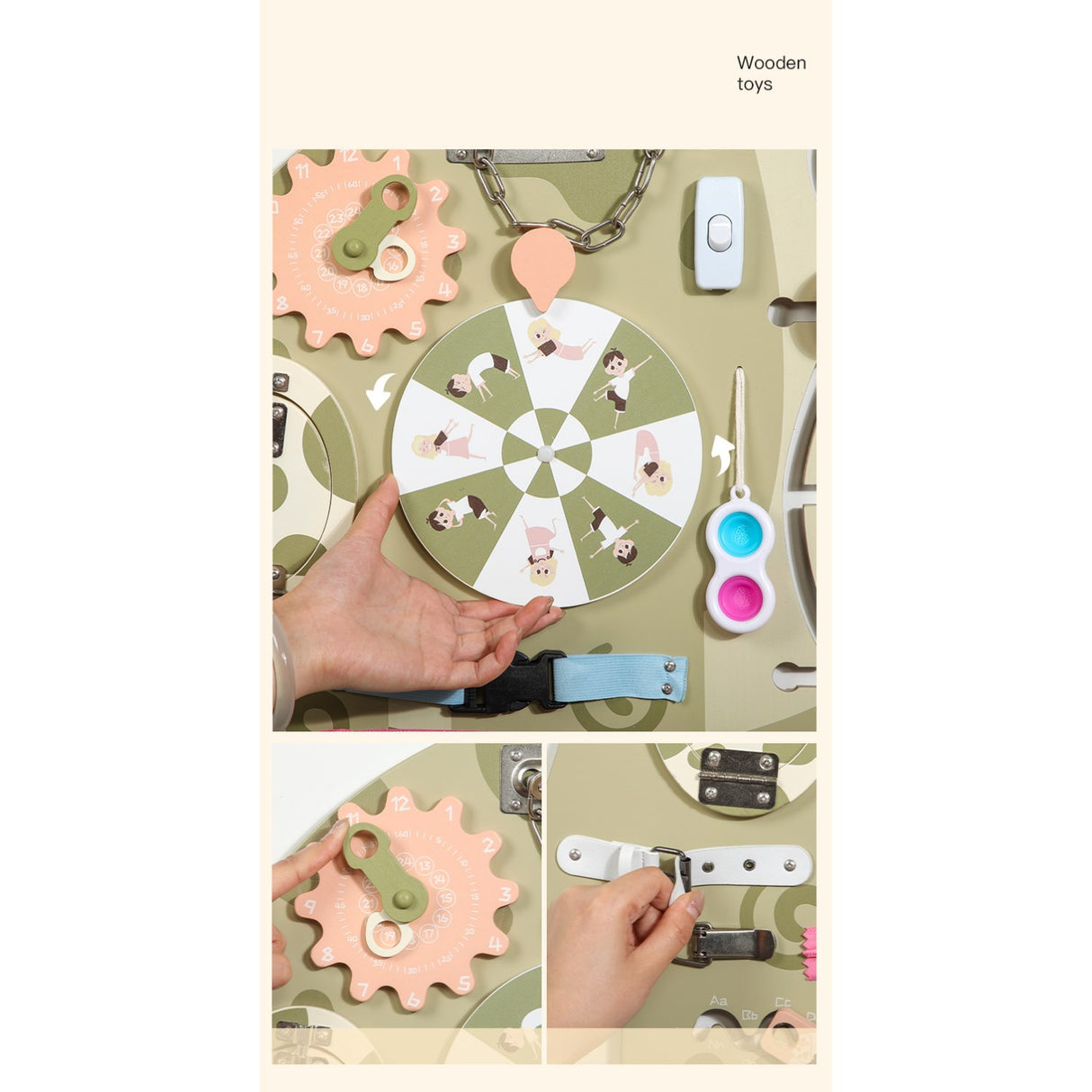 HEMMINGSEN 키즈 그린 롱넥 액티비티 보드