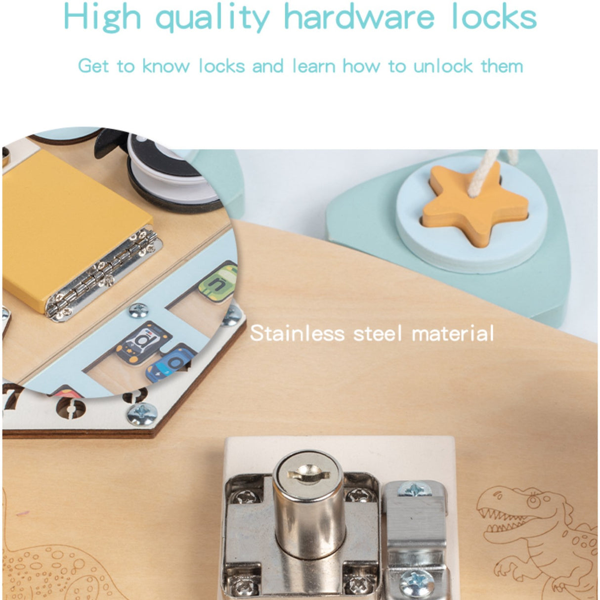 HEMMINGSEN 키즈 네이처 공룡 액티비티 보드