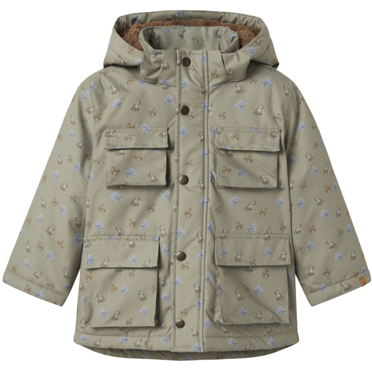 Lil'Atelier Overland Trek Nmmlasnow05 Jkt Aop Fo Lil