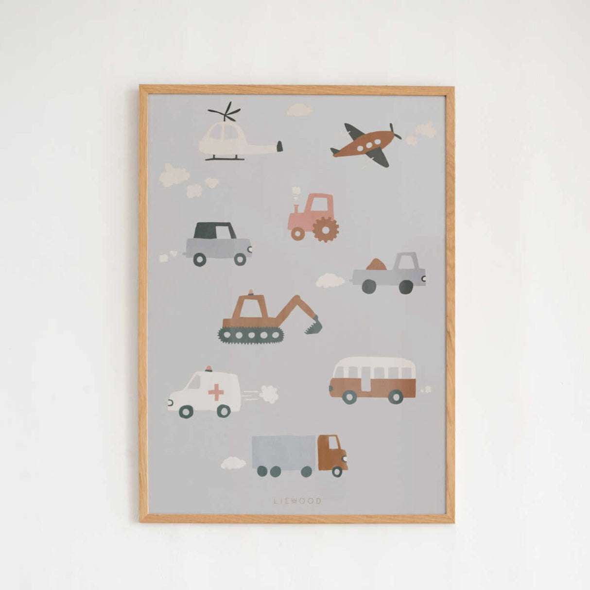 LIEWOOD Vehicles / Dove Blue Beverly Poster