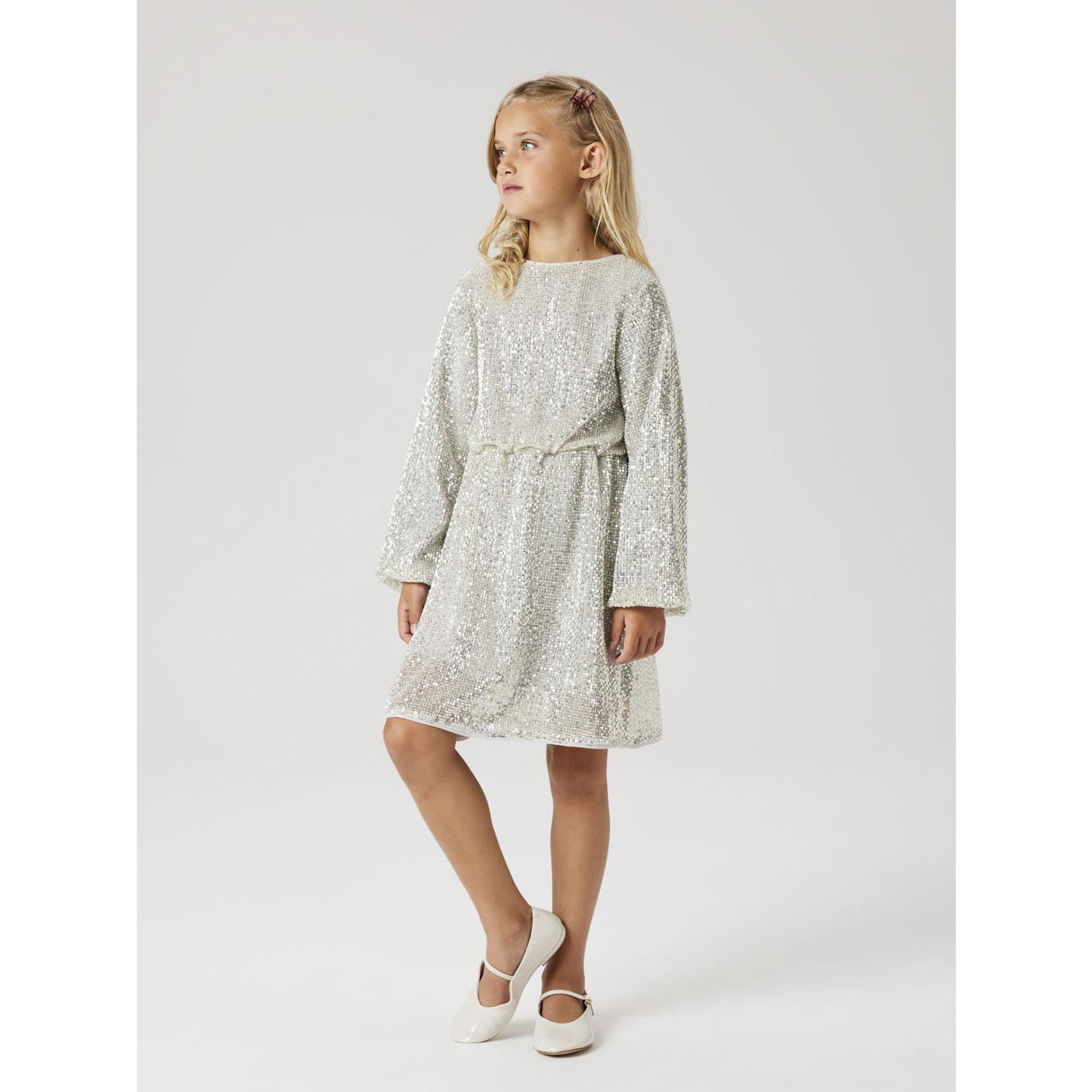 Name It Frosted Almond Nkfrantella Ls Dress