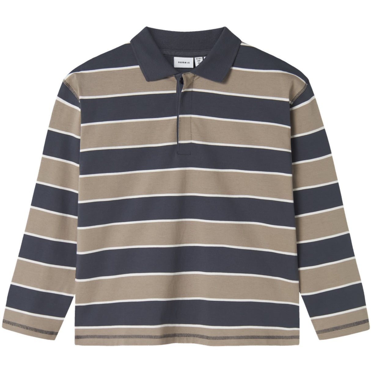 Name It Roasted Cashew Nkmollie Ls Rlx Polo Bf