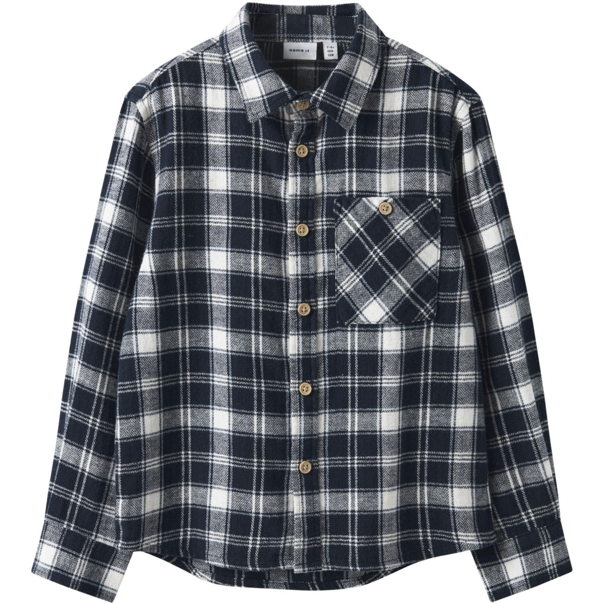 Name It Navy Blazer Nkmsunda Ls Nreg Shirt