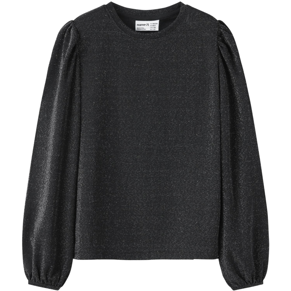 Name It Black Nkfroisin Ls Top