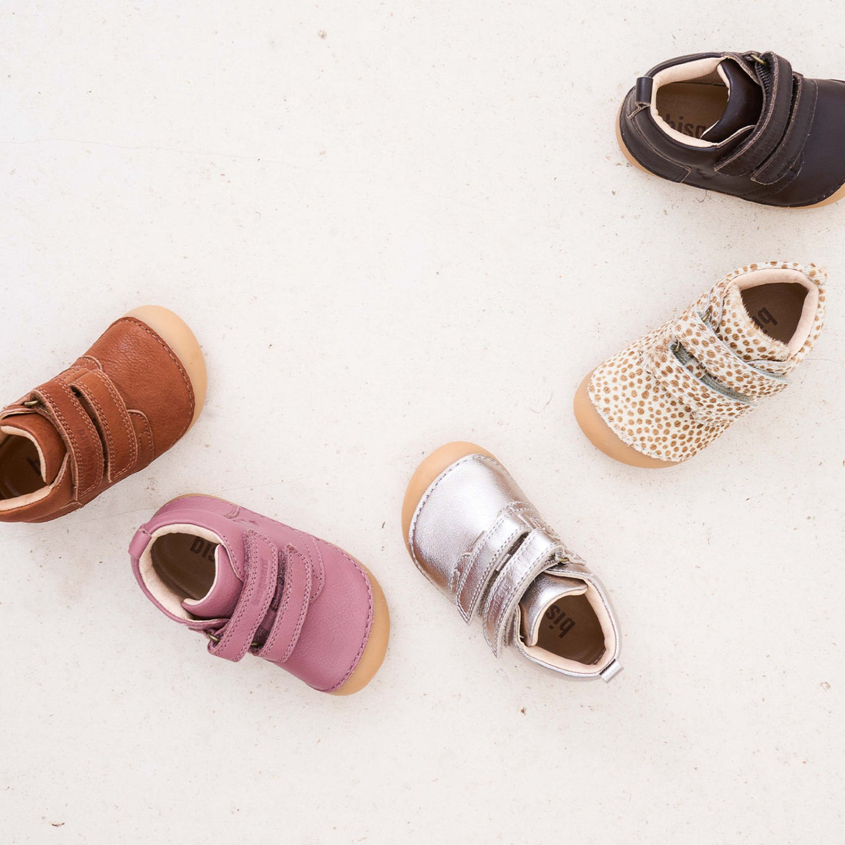 Bisgaard Gold Barefoot Carter First Shoe