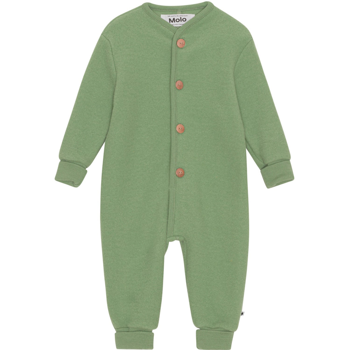 Molo Moss Green Umar Fleece Suit
