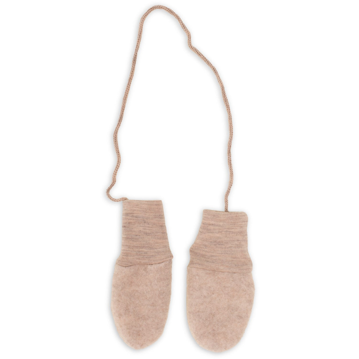 Engel Sand Mélange Baby Mittens