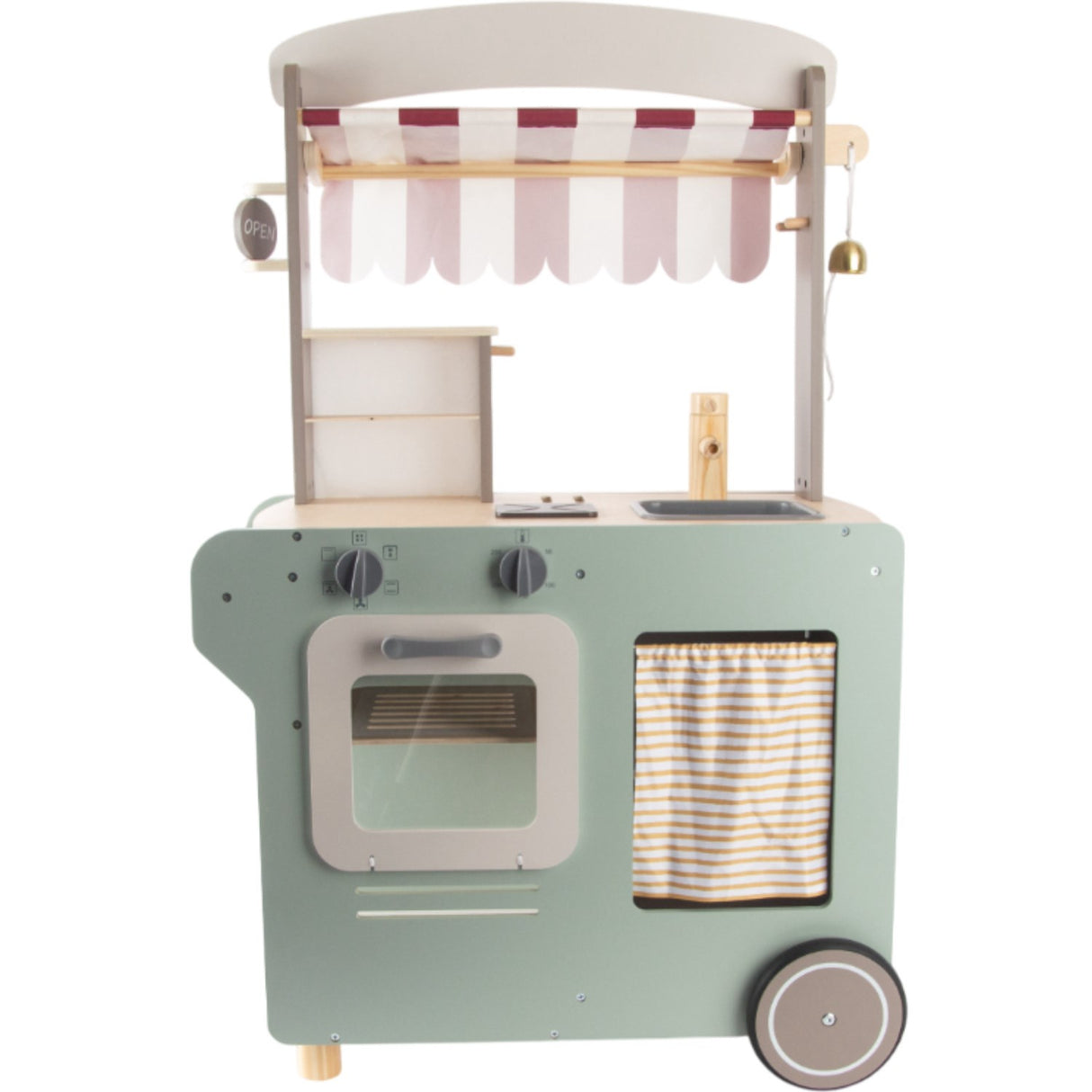 Dantoy Street Food Cart Wood 26 Pieces