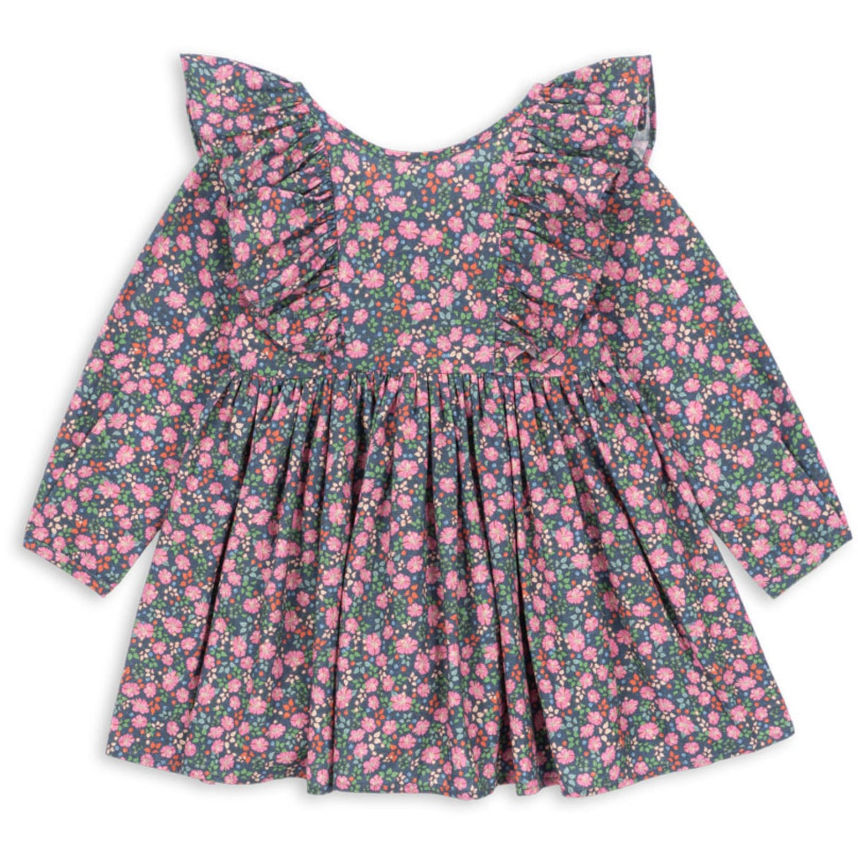 Konges Sløjd Kyoto Cianna Ls Bow Dress GOTS