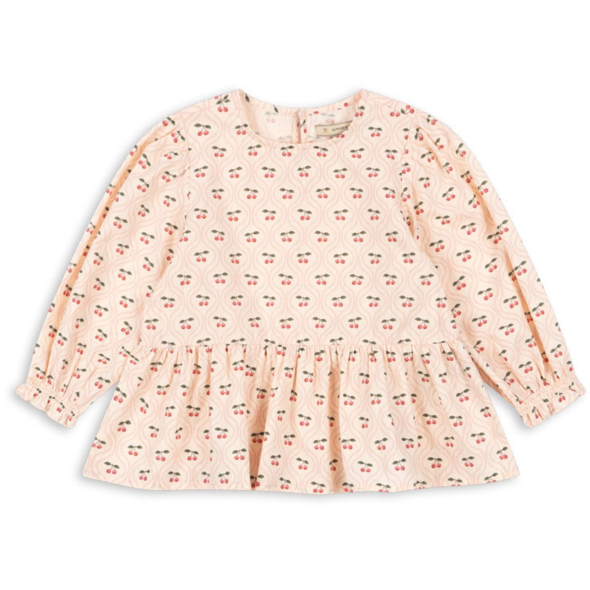 Konges Sløjd Cherry Pink Motif Cianna Blouse GOTS