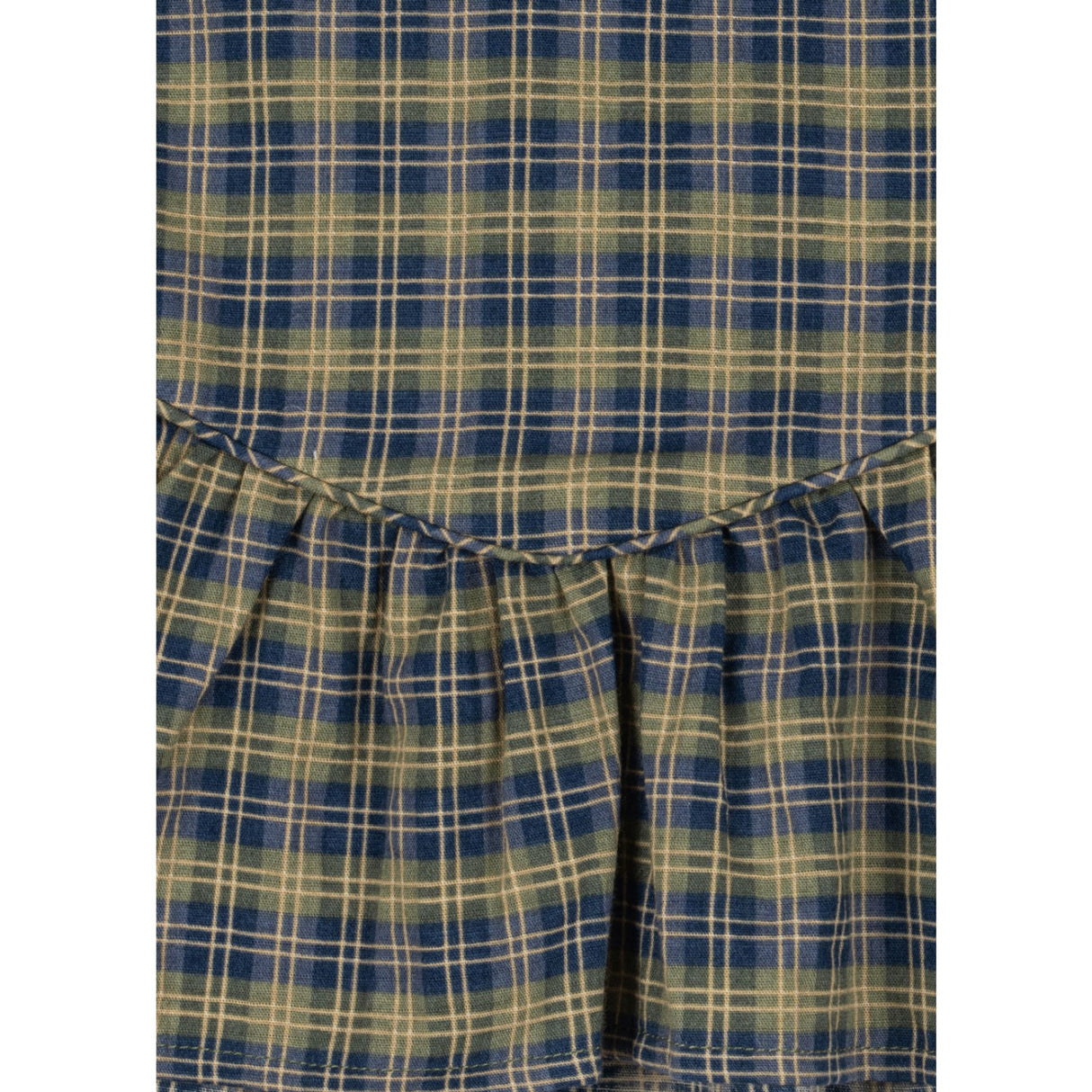 Konges Sløjd Laurel Blue Check Terre Blouse GOTS