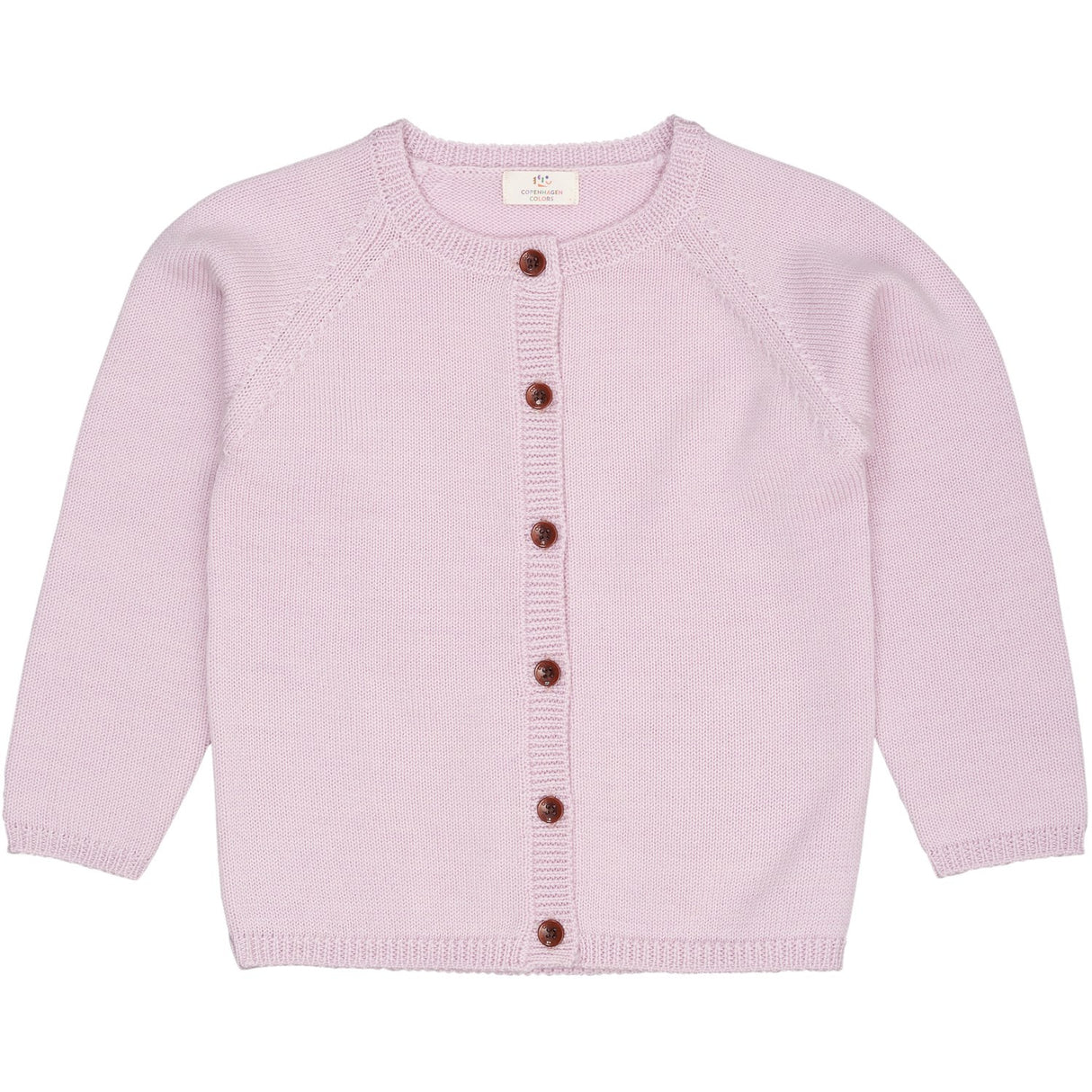 COPENHAGEN COLORS Lavender Merino Knitted Cardigan