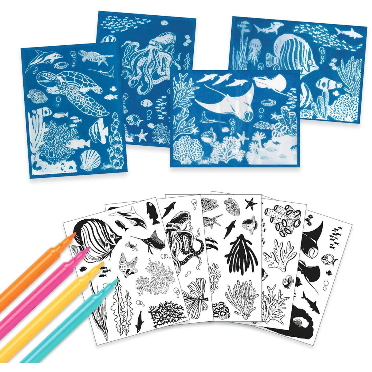 Djeco 시아노타입/라이트 프린트, 바다