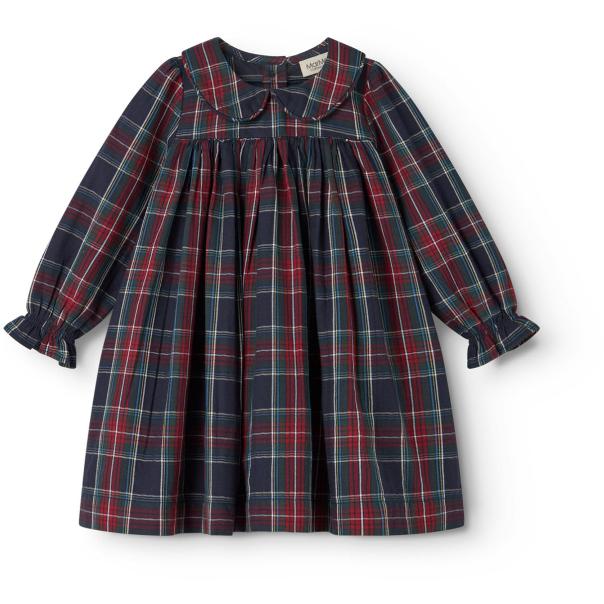 MarMar Check Pilot Navy Check Dulla B LS Dress