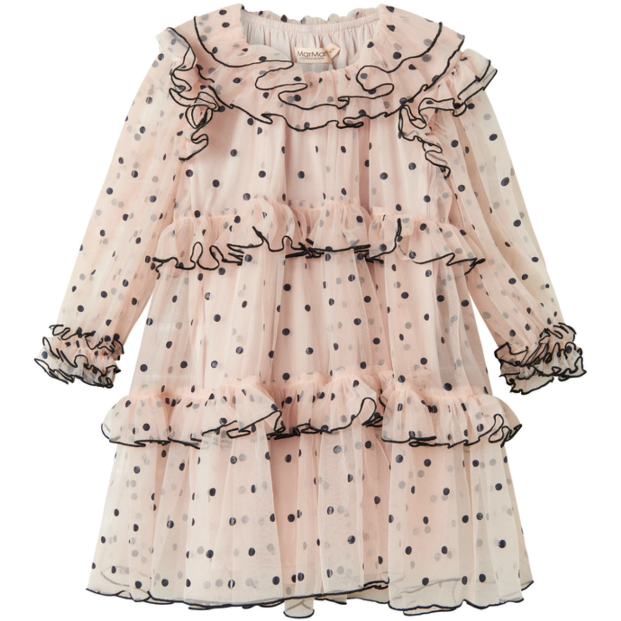 MarMar Tulle Black Dots Dakira LS Dress
