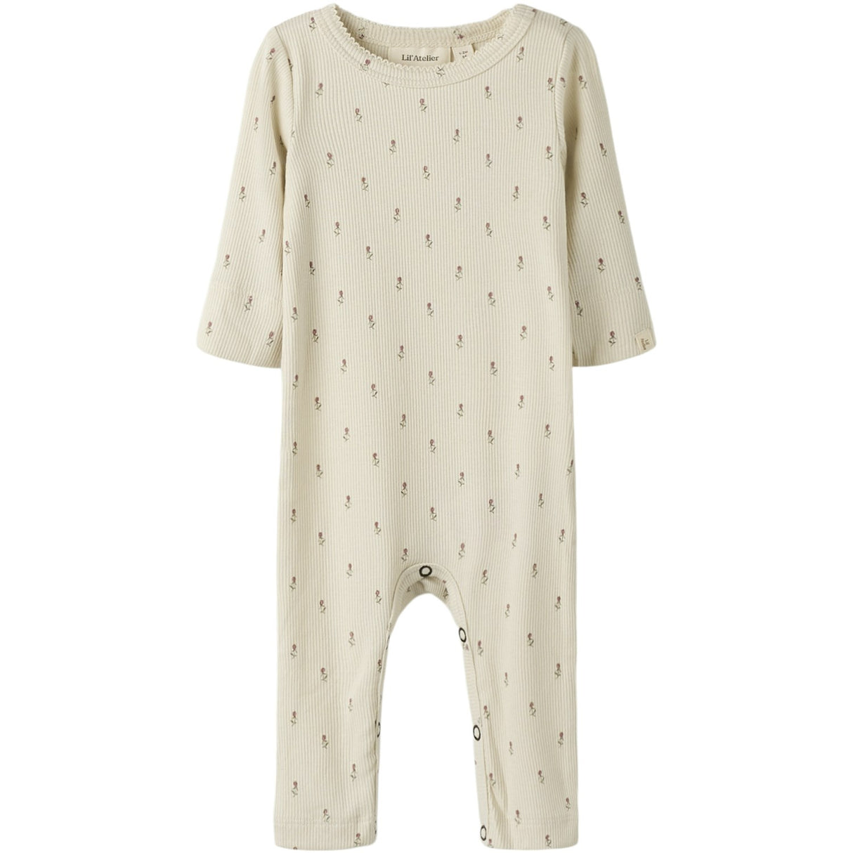 Lil'Atelier Turtledove Floral Nbfgago Ls Nightsuit Lil