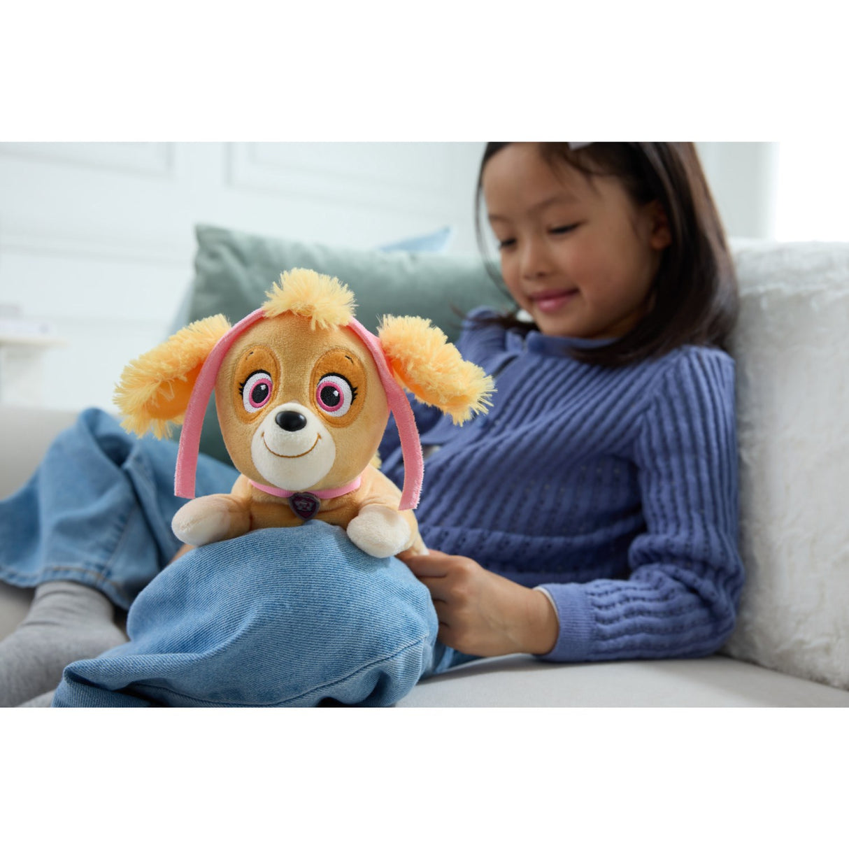 Paw Patrol Gund Hat & Halsbånd Plush 20 Cm Skye