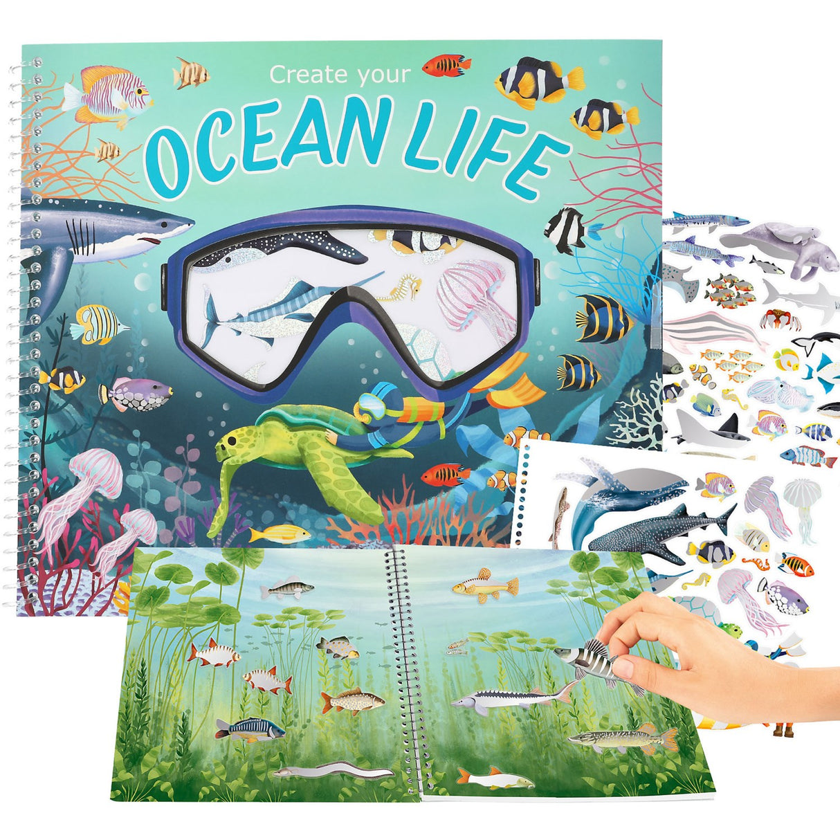 TRENDS by Depesche Create Your Ocean Life With Holofoil-Stickers