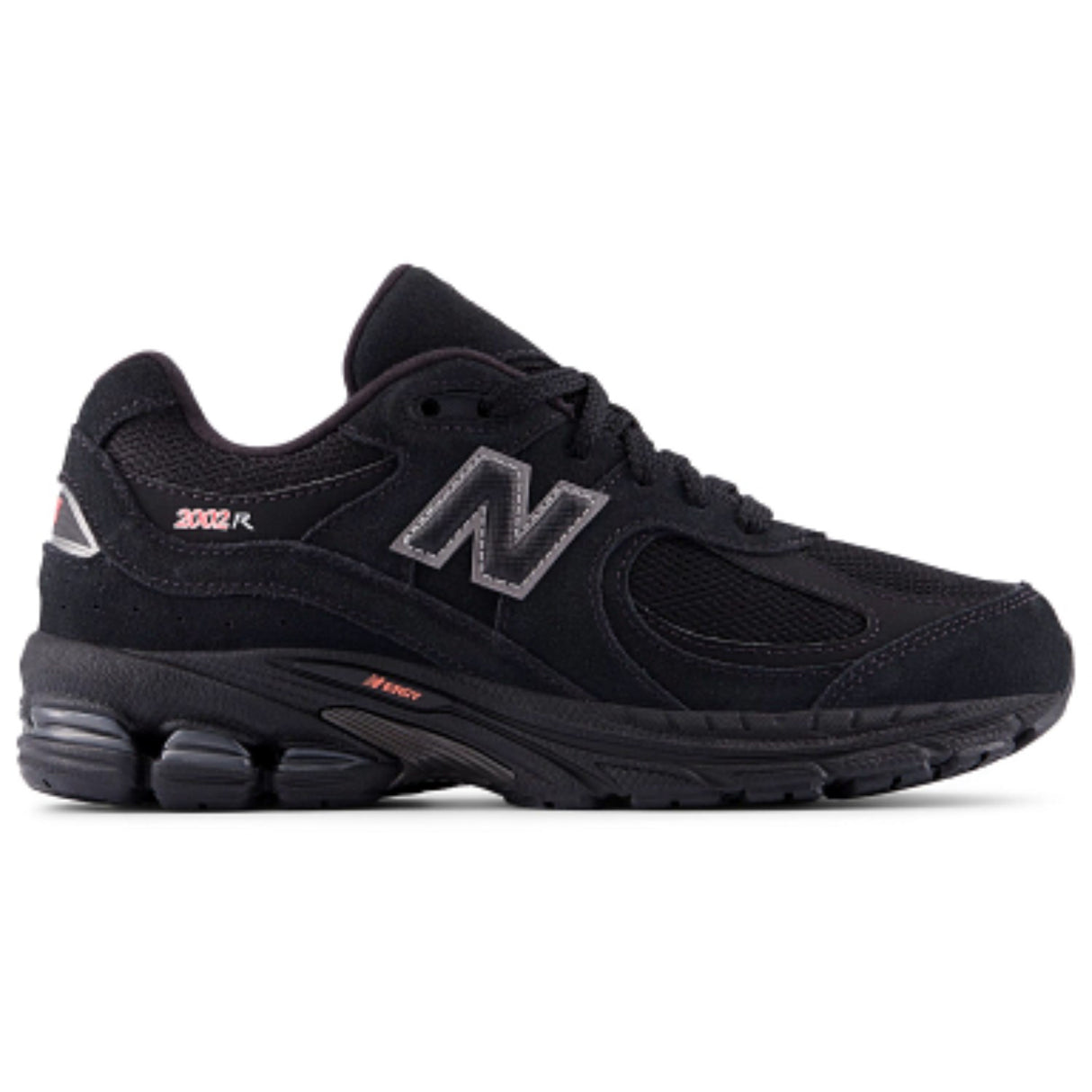 New Balance Black 2002 Kids Lace Sneakers