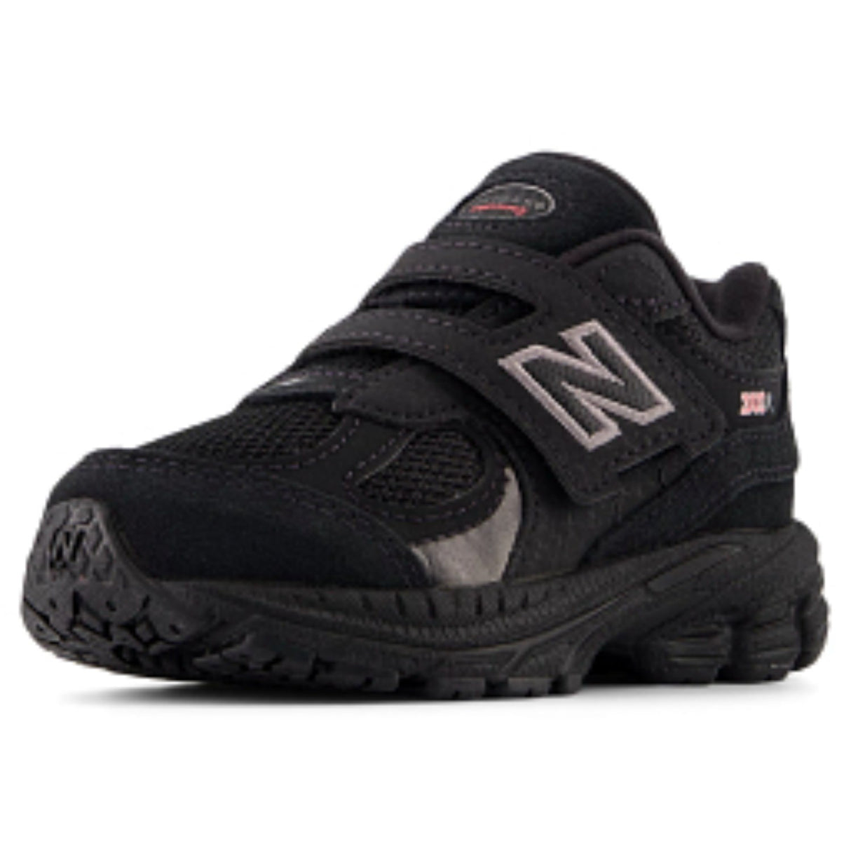 New Balance Black 2002 Kids Hook & Loop Sneakers