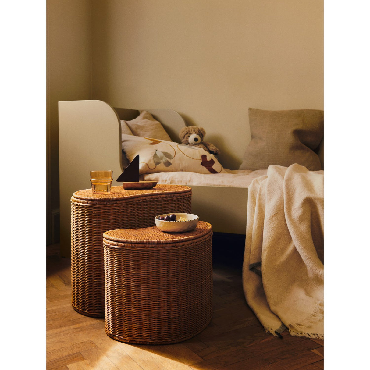 Ferm Living Natural Willora Braided Storage 2-Pack