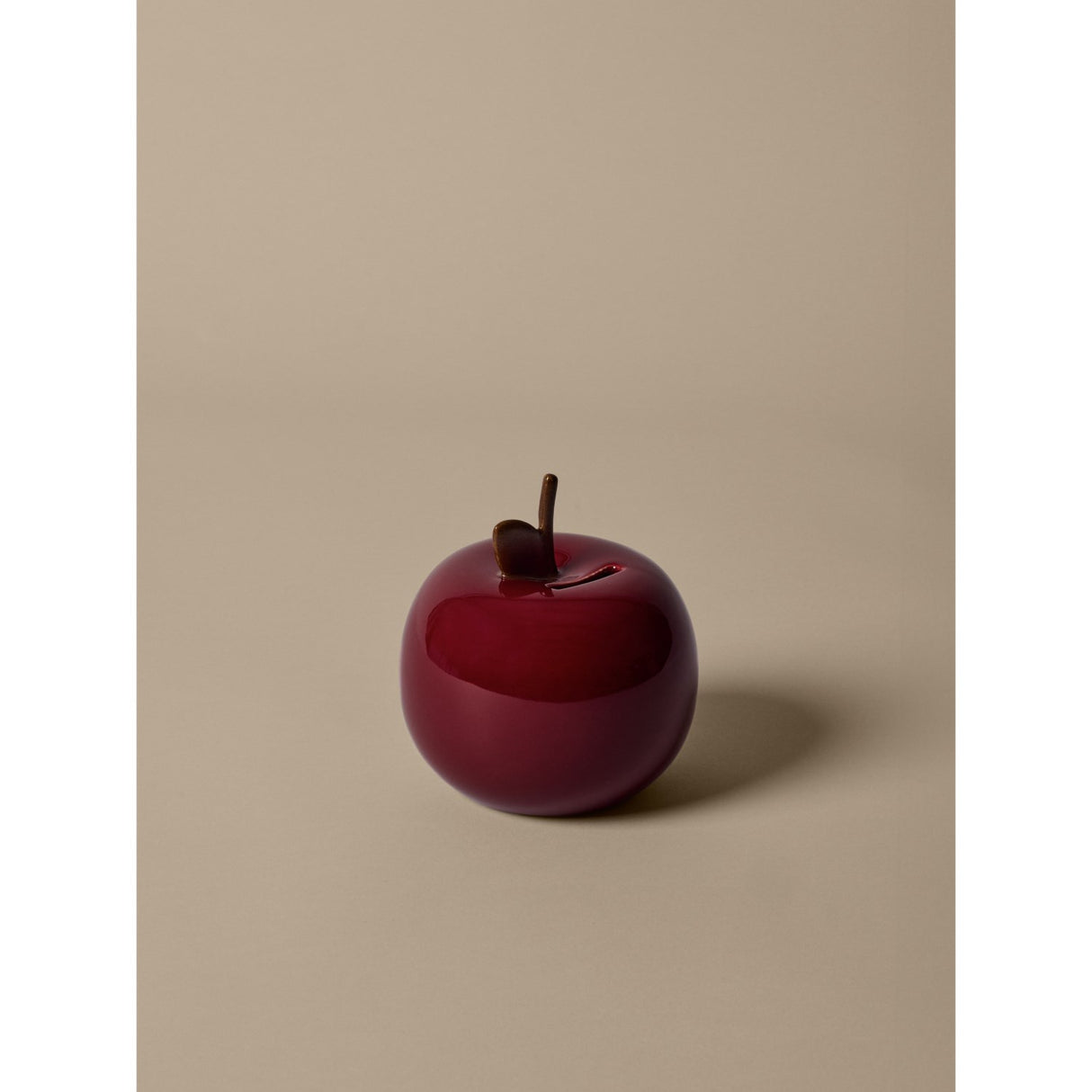 Ferm Living Deep Red Apple Money Bank