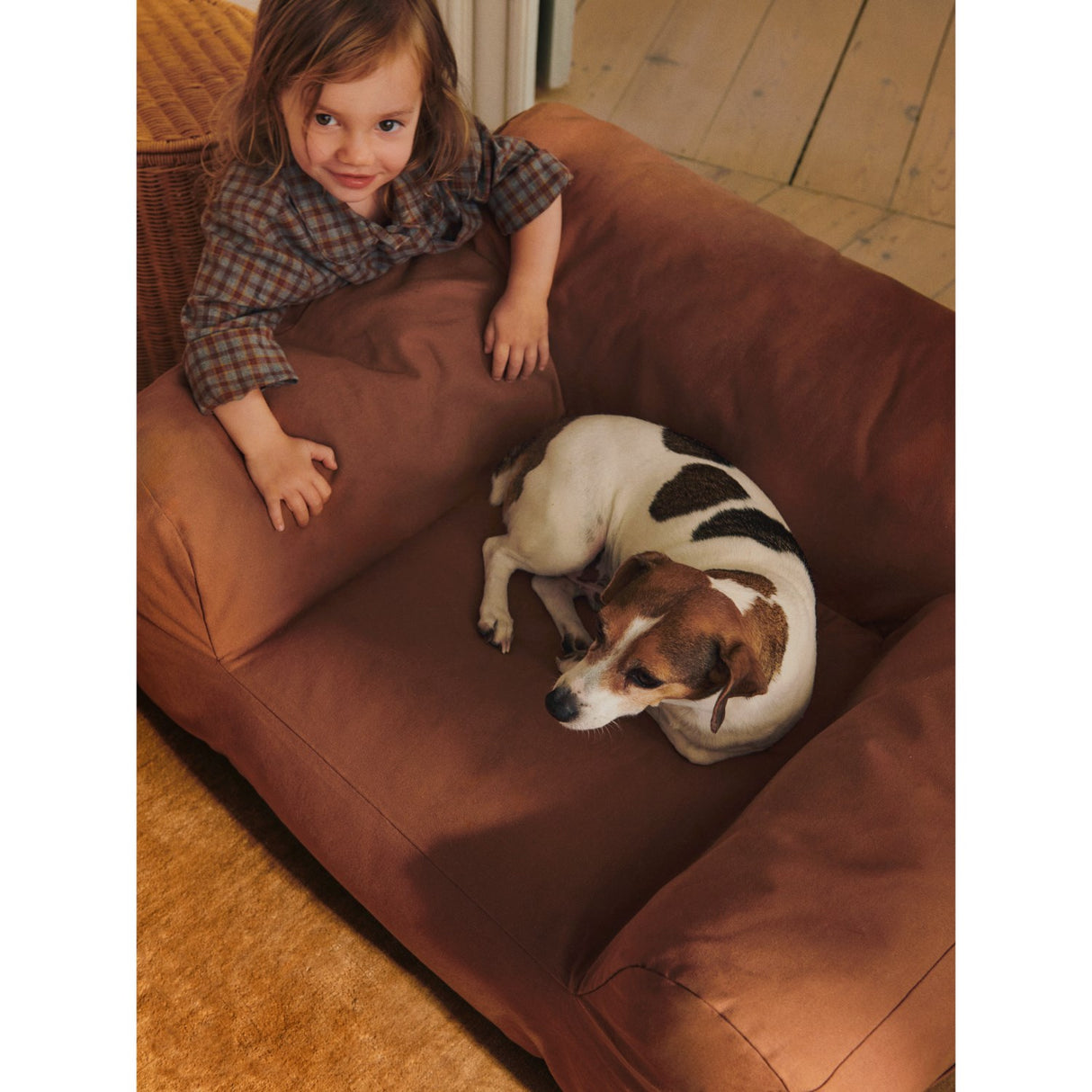 Ferm Living Tan Billow Bean Bag