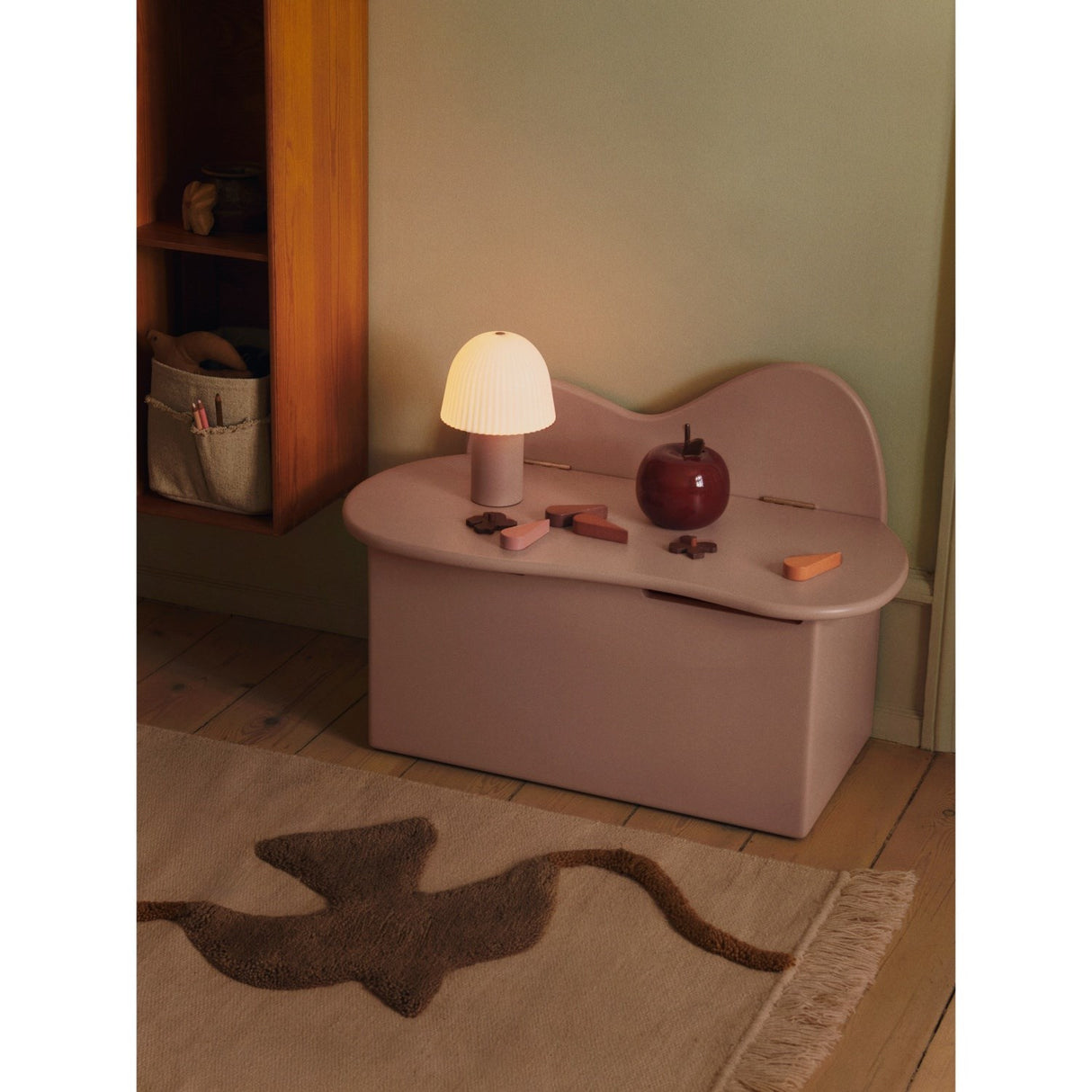 Ferm Living Deep Red Apple Money Bank