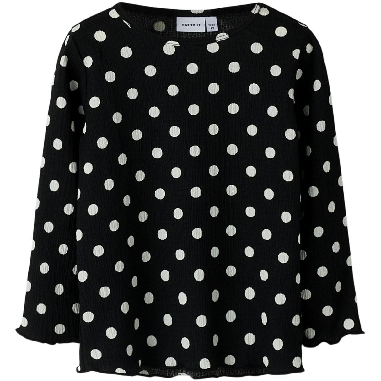 Name It Black Nmfsallie Ls Top