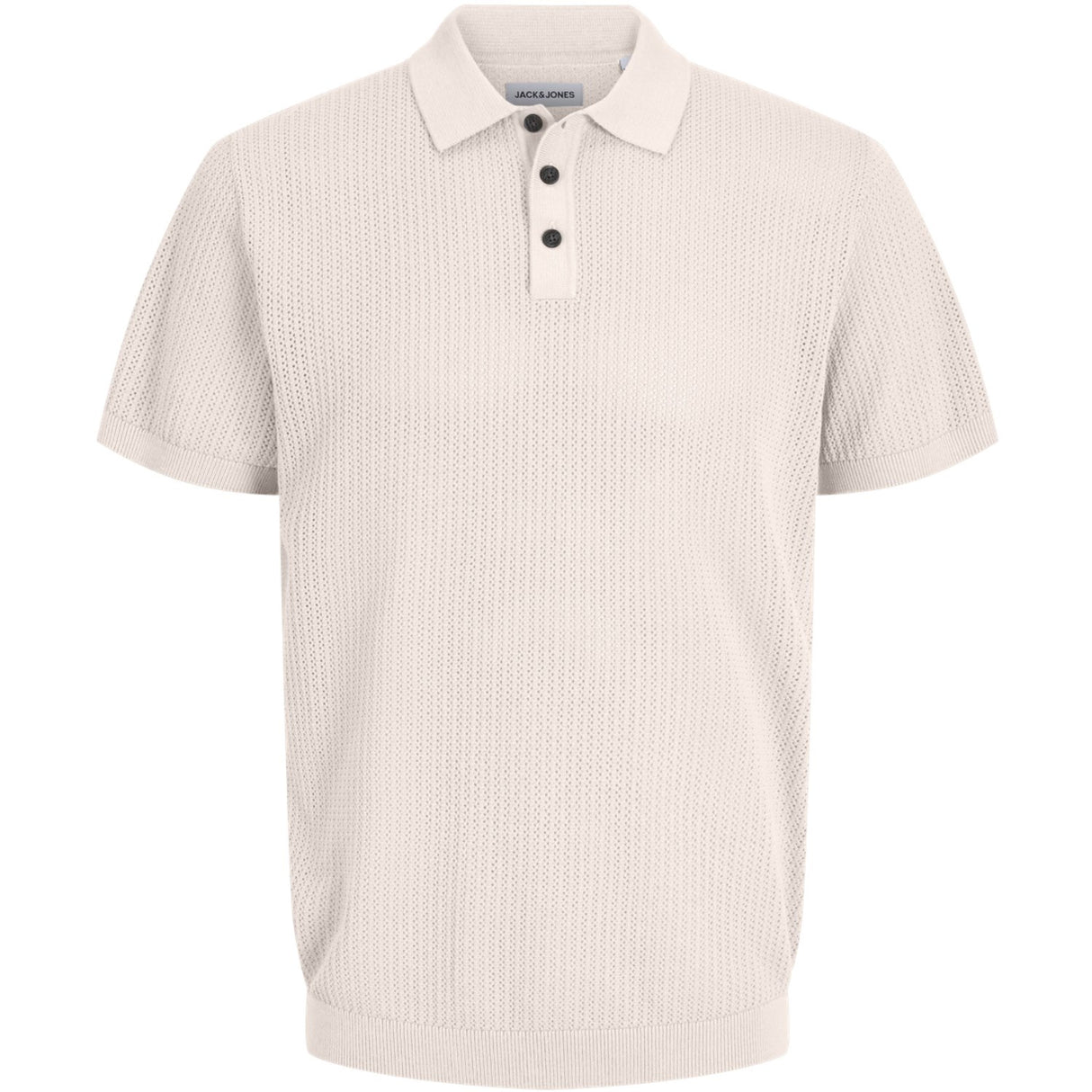 Jack & Jones Junior Sea Salt Jjjess Knit Polo Ss Jnr