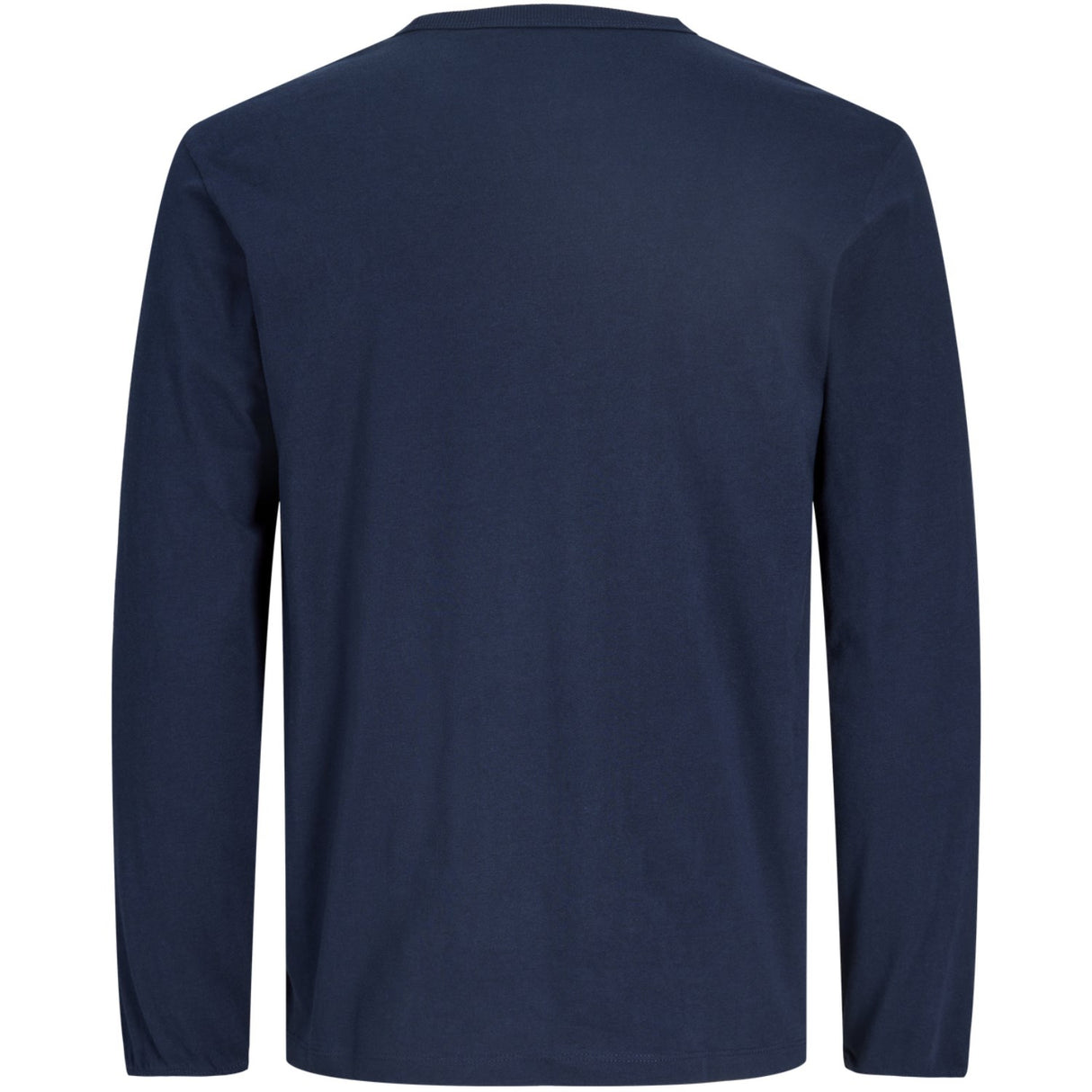 Jack & Jones Junior Navy Blazer Jjcollege Logo Tee Ls Crew Neck Jnr