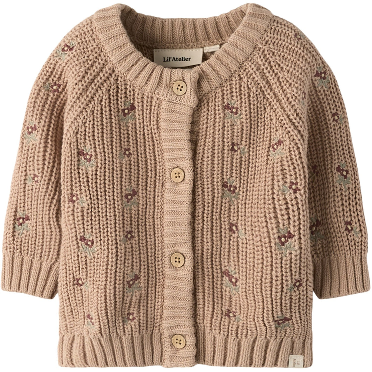 Lil'Atelier Roebuck Nbfemlen Emb Ao Ls Knit Card Lil