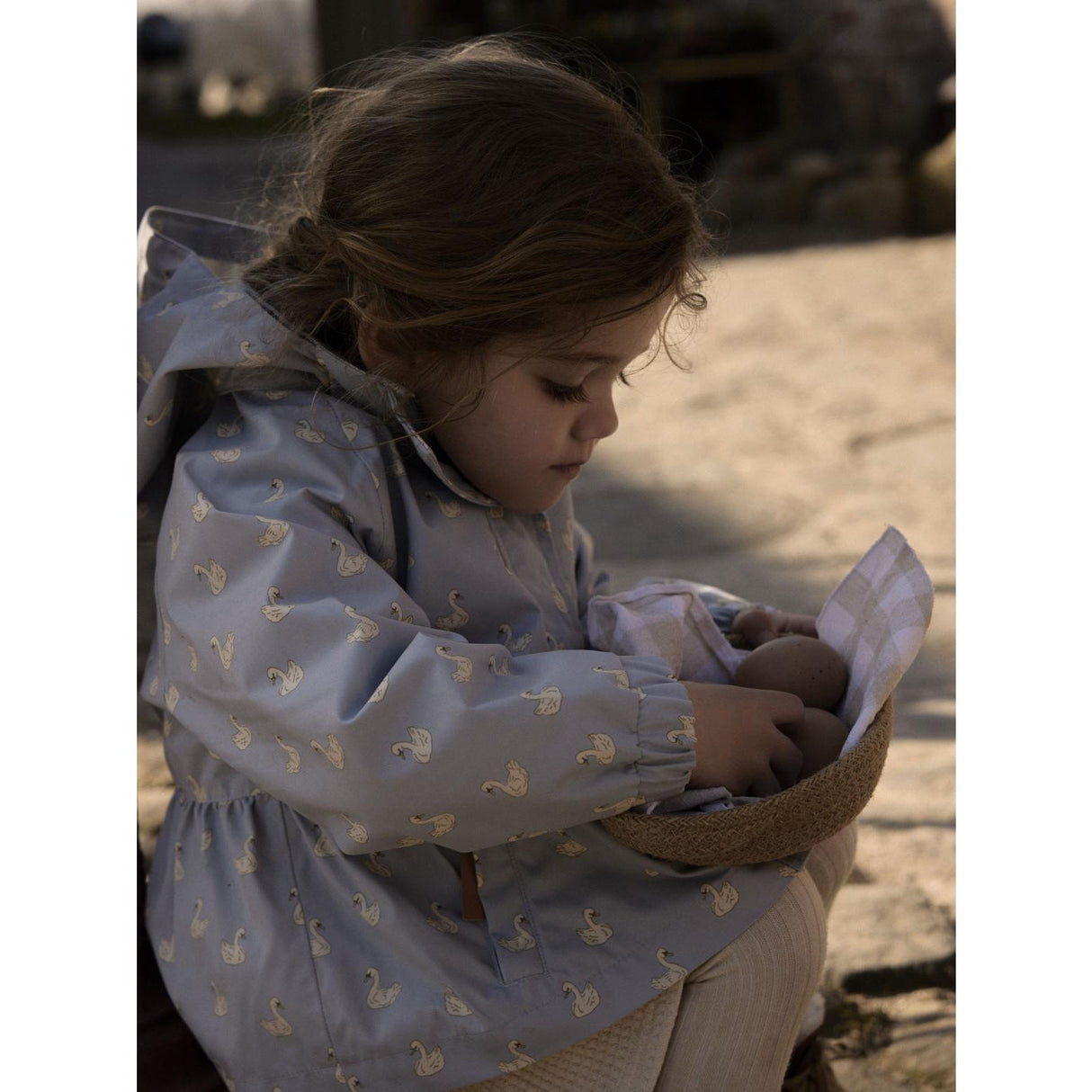 Lil'Atelier Zen Blue Swan Nmfgudrun Jacket Fo Lil