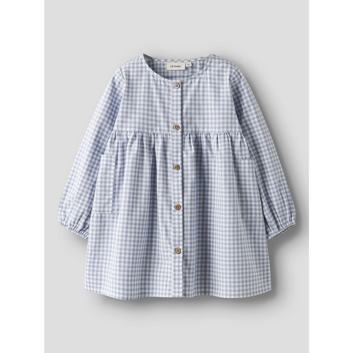 Lil'Atelier Zen Blue Nmftallula Ls Loose Dress Lil