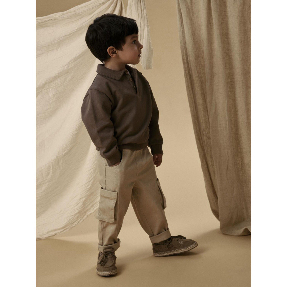 Lil'Atelier Irish Cream Nmmtaru Loose Twill Pants 1177-Dj Lil