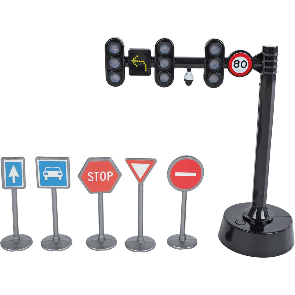 Pocket Money Traffic Light With Light, Sound And Traffic Signs