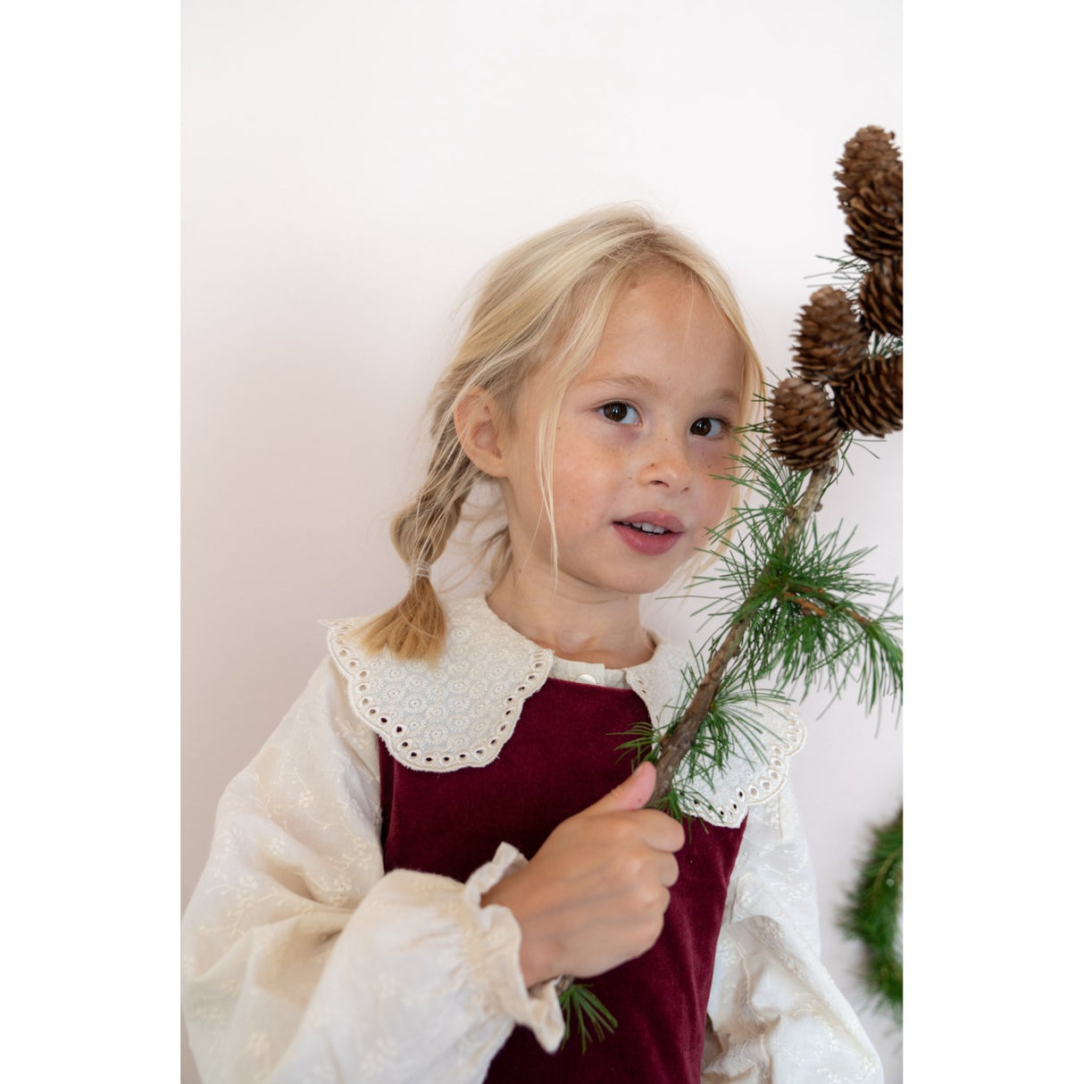 Wheat Eggshell Shirt L/S Flora