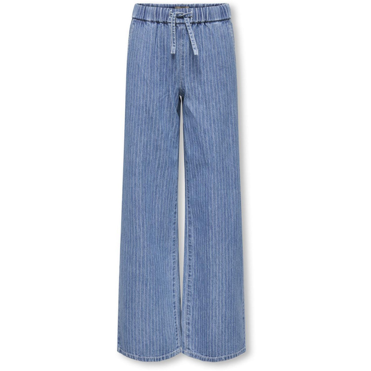 kids ONLY Medium Blue Denim Stripes Kogyasmin Wide Pants Dnm Gua