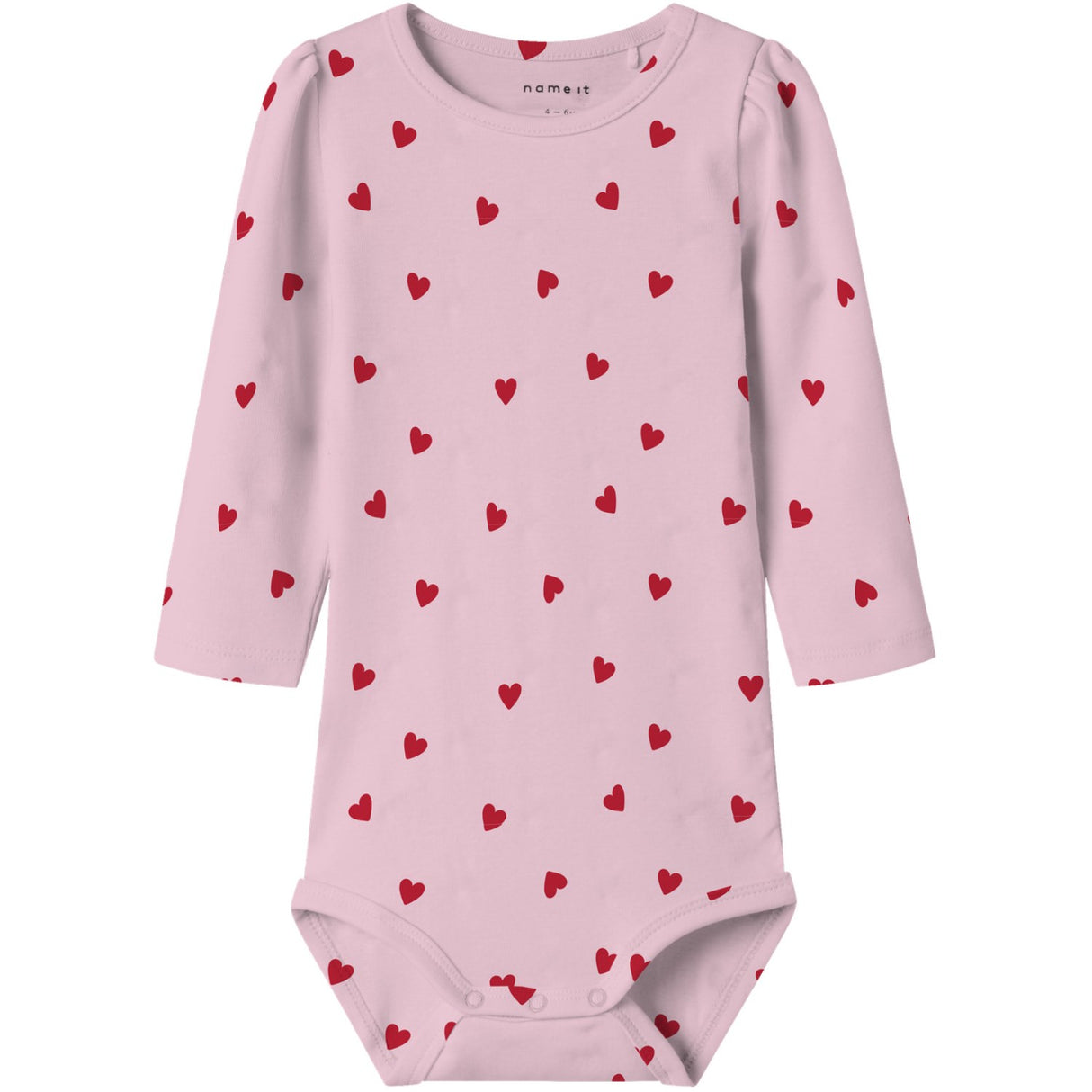 Name It Cradle Pink Nbfbheart Ls Body