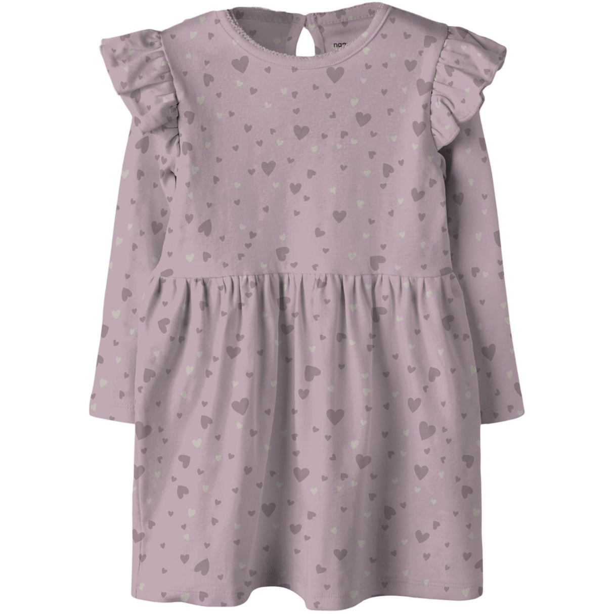 Name It Keepsake Lilac Nmfbheart Ls Dress