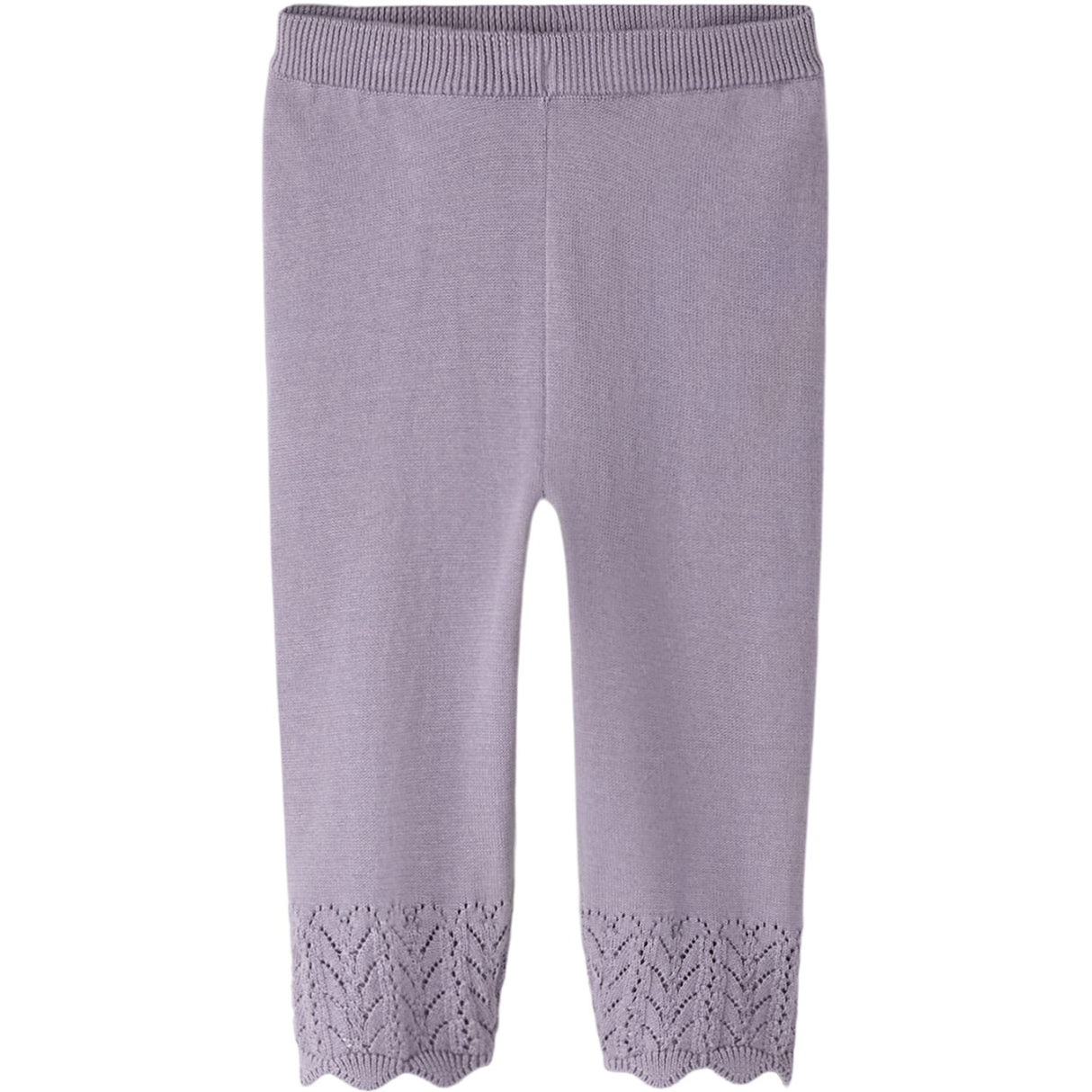 Name It Lavender Gray Nbfbrit Knit Pants