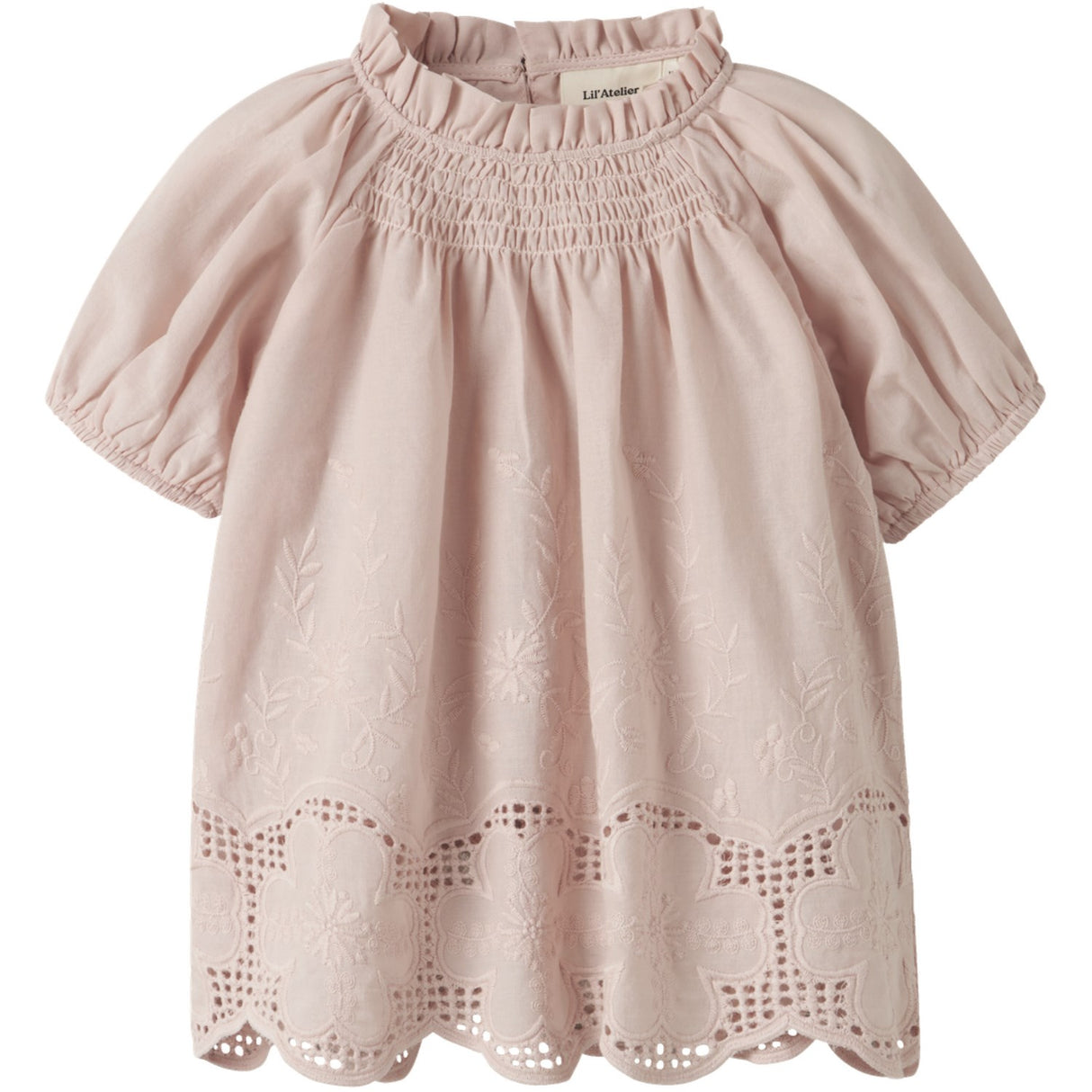 Lil'Atelier Peach Whip Nmfdayna Ss Loose Shirt Lil