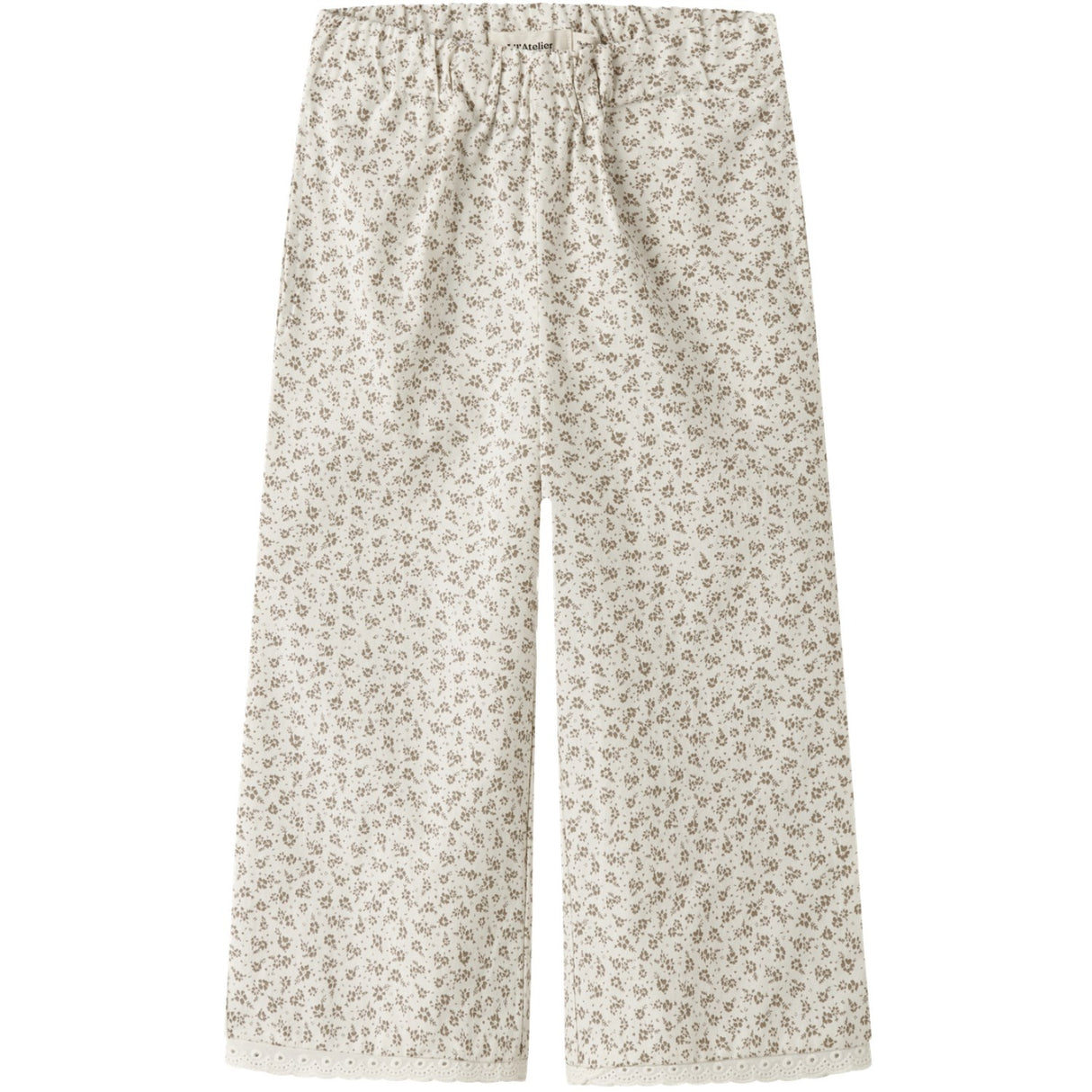 Lil'Atelier Coconut Milk Nmffjola Wide Ancle Pants Lil