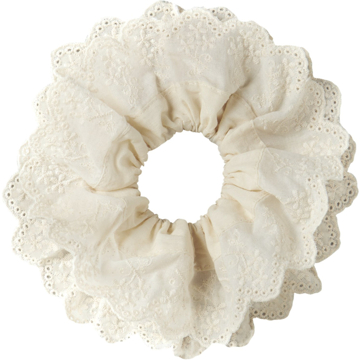 Lil'Atelier Coconut Milk Nmfacc-Frida Hair Scrunchie Lil