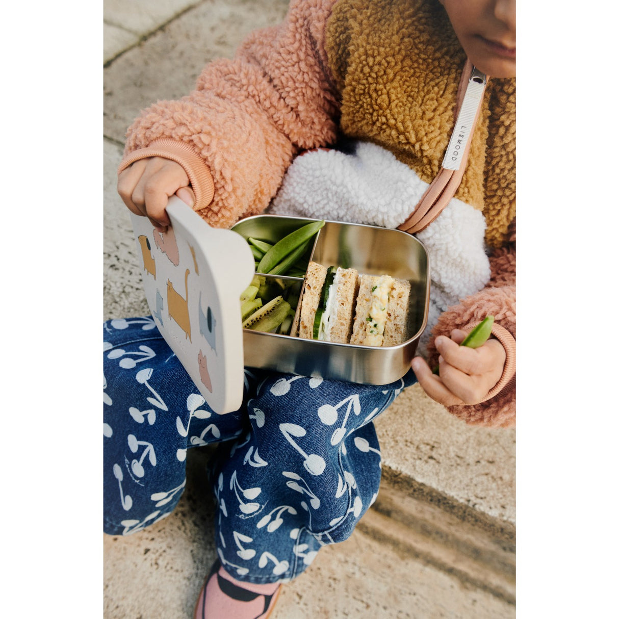 LIEWOOD Cats And Dogs / Sandy Arthur Printed Lunchbox