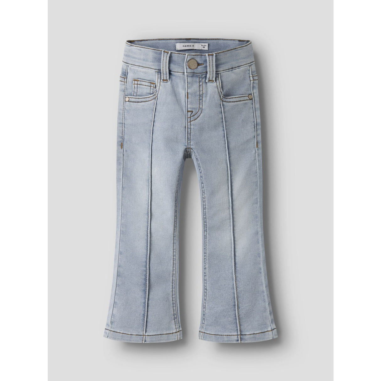Name It Light Blue Denim Nmfpolly Skinny Bootcut Jeans 2055-Th D