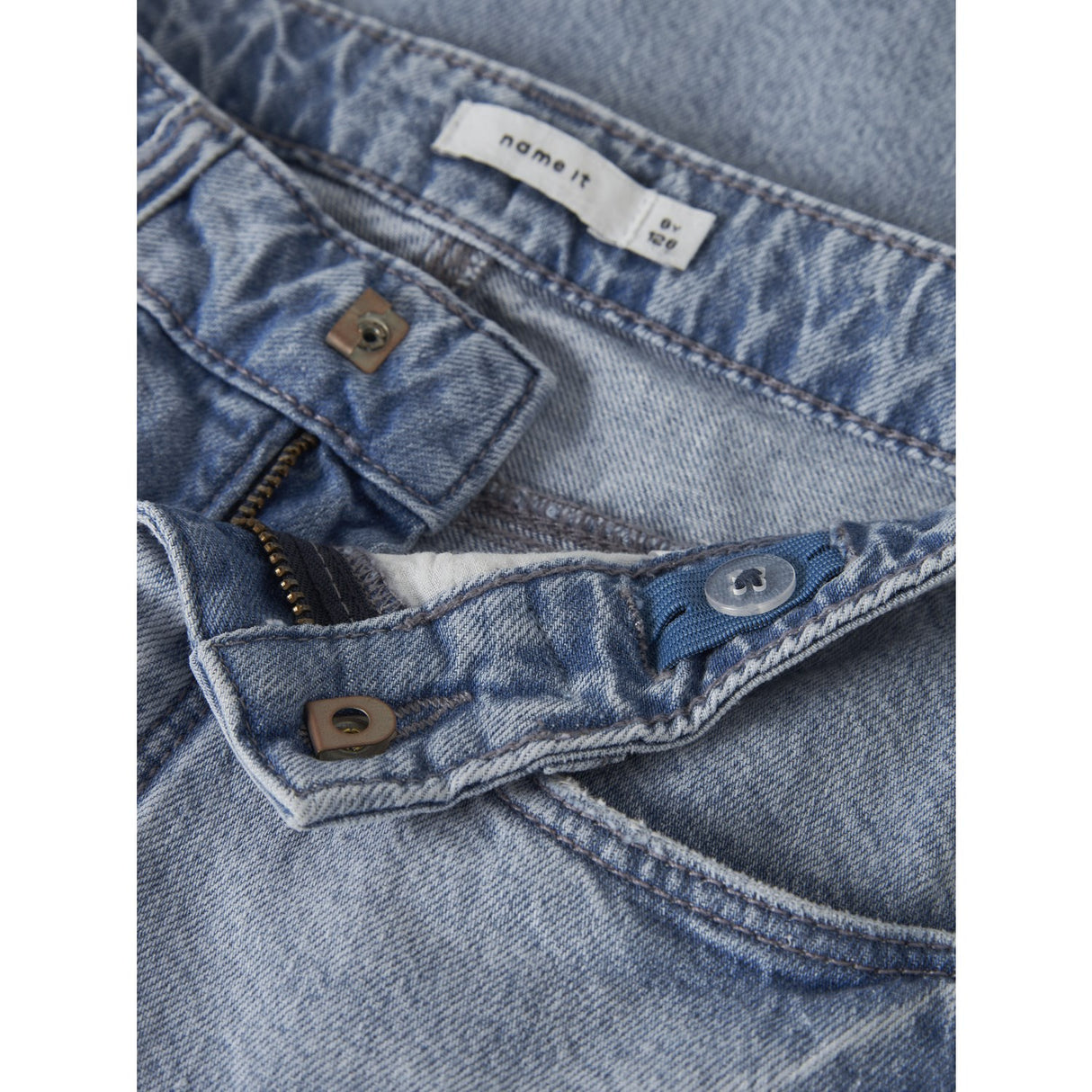 Name It Light Blue Denim Nkfbella Dnm Jorts 2227-Mj Lnoos