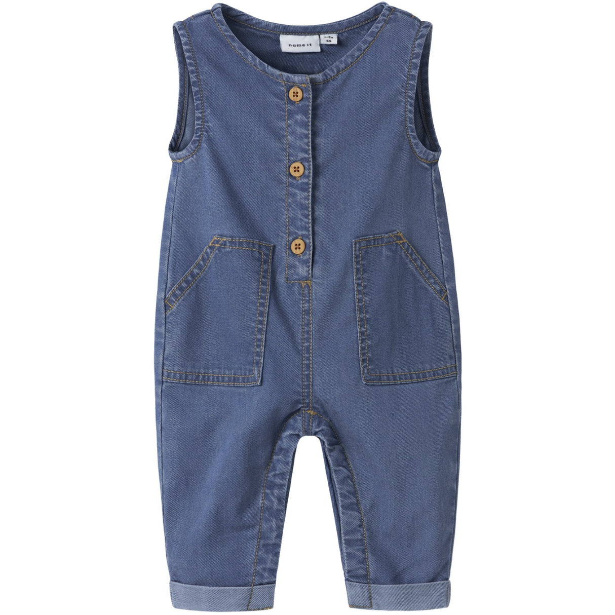 Name It Medium Blue Denim Nbmeddie Bag Dnm Overall 1103-Yb F